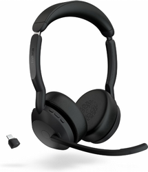 אוזניות אלחוטיות JABRA EVOLVE2 55 MS STEREO USB-C 25599-999-899 אוזניות אלחוטיות JABRA EVOLVE2 55 MS STEREO USB-C 25599-999-899