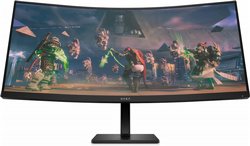 מסך 34 אינץ' HP OMEN 34c G2 WQHD 180Hz Curved Gaming Monitor AV4C1AA מסך 34 אינץ' HP OMEN 34c G2 WQHD 180Hz Curved Gaming Monitor AV4C1AA