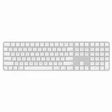 מקלדת קצרה עם טביעת אצבע אפל APPLE MAGIC KEYBOARD USLO (2024) WITH TOUCH ID FOR MACS WITH APPLE SILICON HEBREW - MXK73LB/A