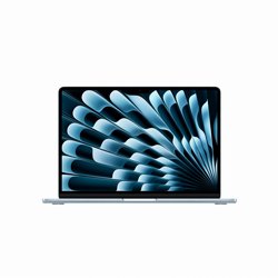 מקבוק אייר MacBook Air 13" (2026) M5 Sky Blue Z1L9001BS מקבוק אייר MacBook Air 13" (2026) M5 Sky Blue Z1L9001BS