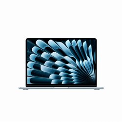 מקבוק אייר MacBook Air 13" (2026) M5 Sky Blue Z1L9001GE מקבוק אייר MacBook Air 13" (2026) M5 Sky Blue Z1L9001GE