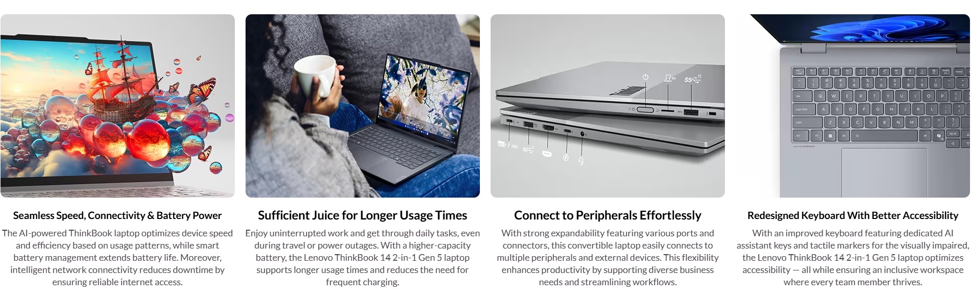 מחשב נייד לנובו טינקבוק Lenovo ThinkBook 14 2-in-1 Gen 5 Touch מחשב נייד לנובו טינקבוק Lenovo ThinkBook 14 2-in-1 Gen 5 Touch